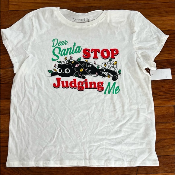 Wound Up Tops - Cute Christmas cat shirt 😸